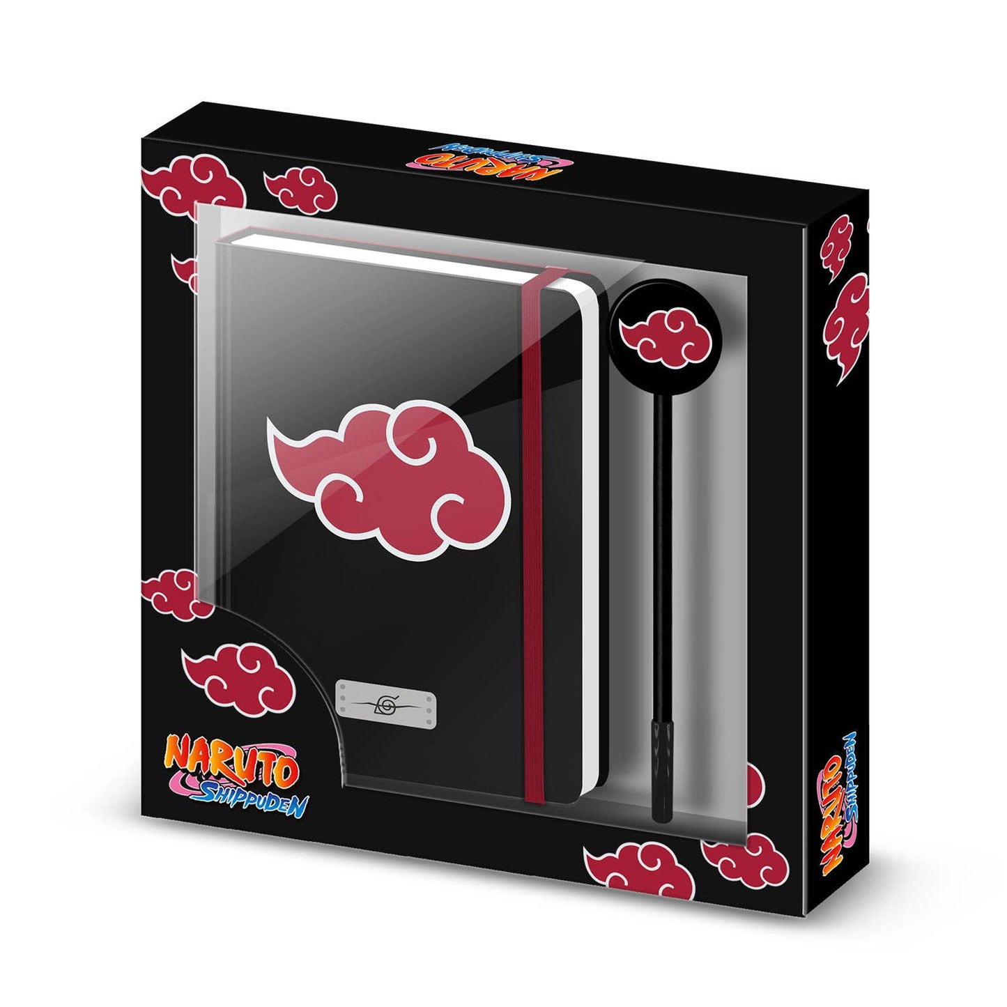 Naruto Clouds-Confezione Regalo con Diario e Penna