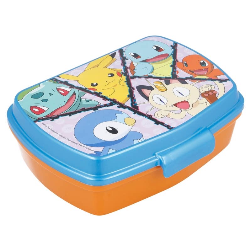 Porta merenda rettangolare Pokemon