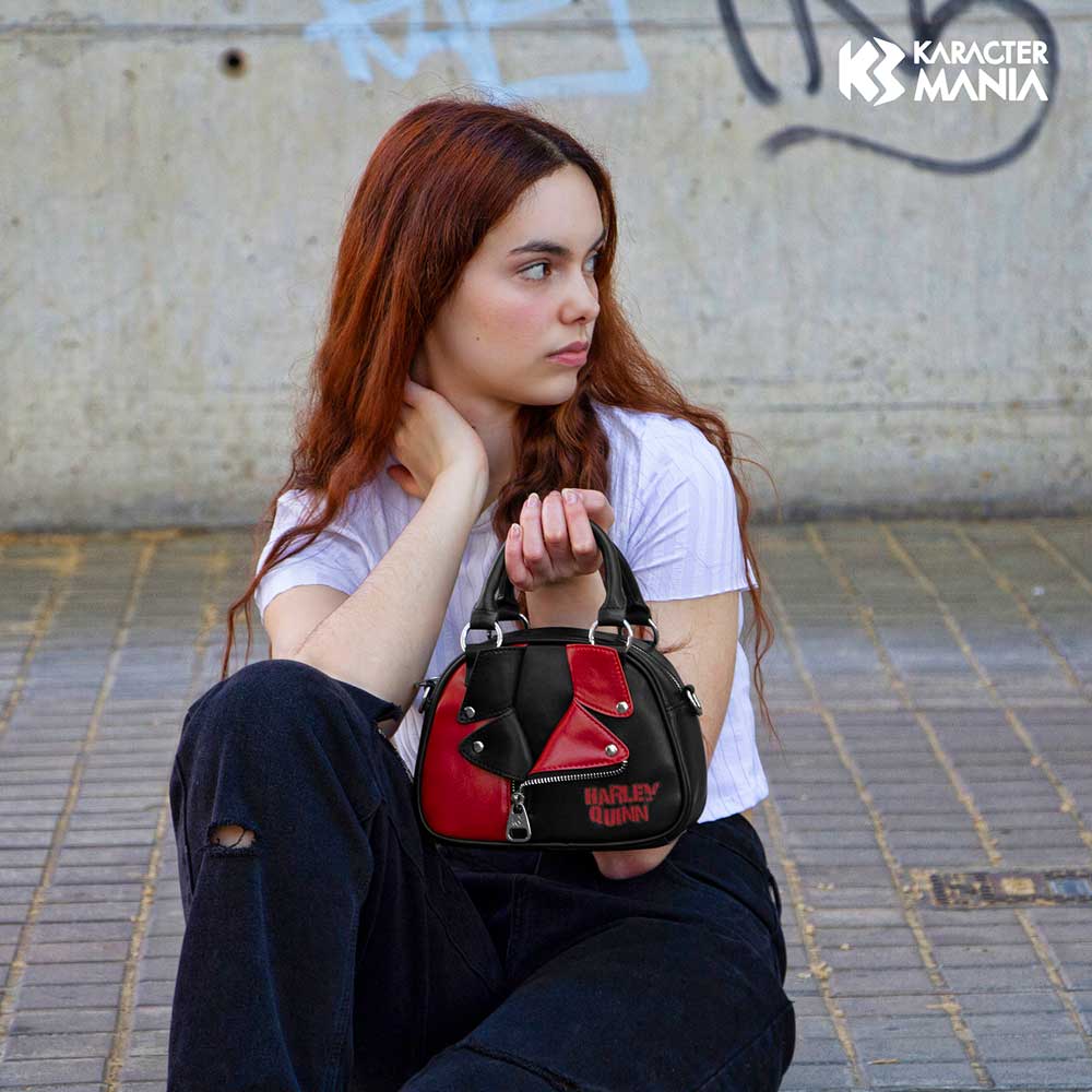 DC Comics Harley Quinn Jacket-Borsa Bowling Fashion