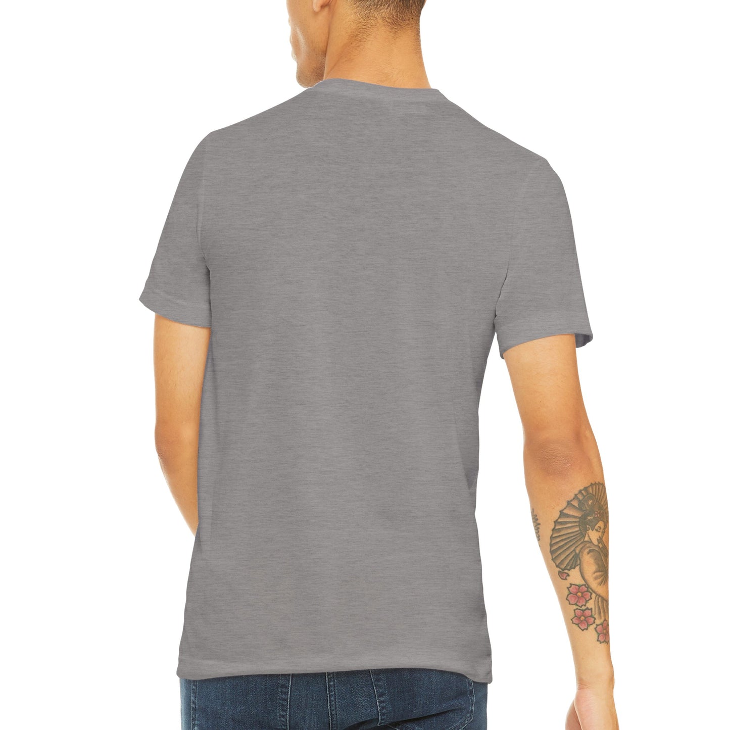 Maglietta girocollo unisex Triblend personalizzabile