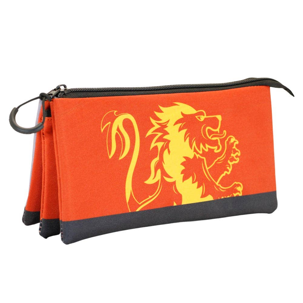 Harry Potter Gryffindor-Astuccio Triplo FAN, Rosso