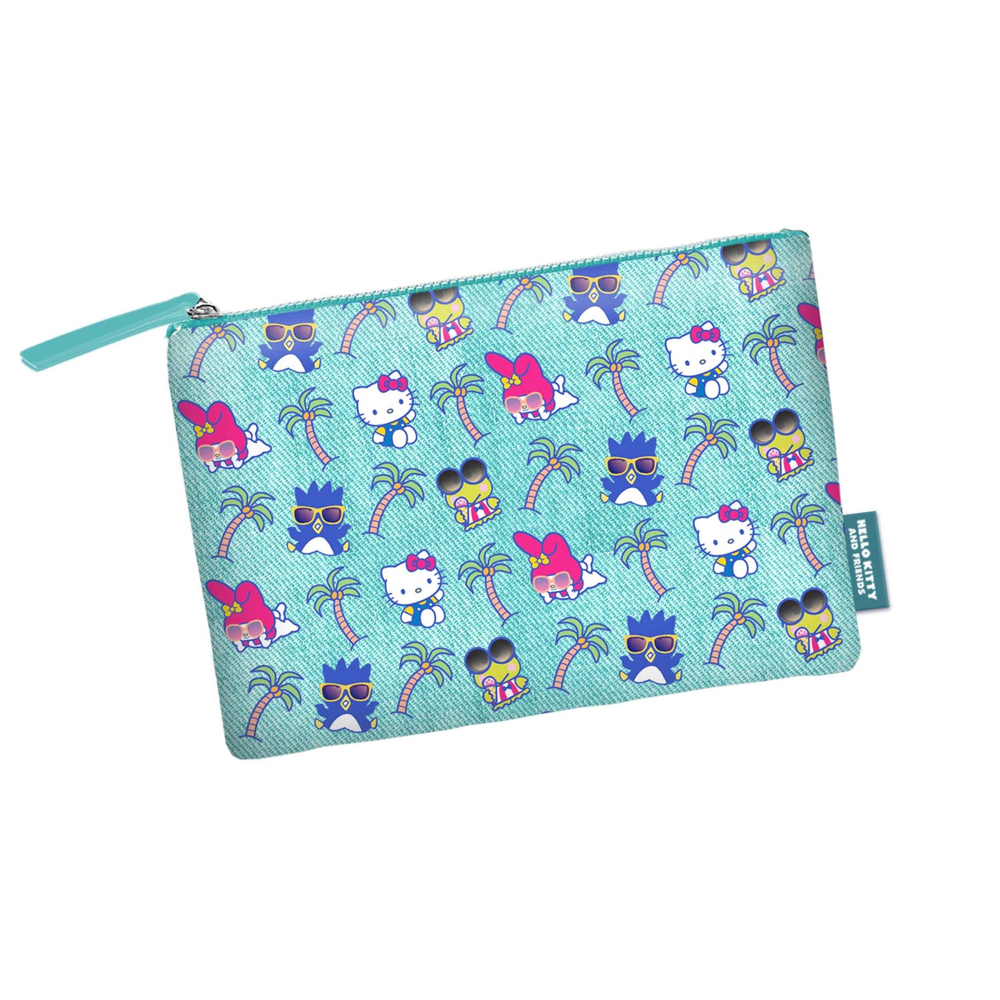Sanrio Hello Kitty Palms-Borsa da Toilette Pochette Soleil