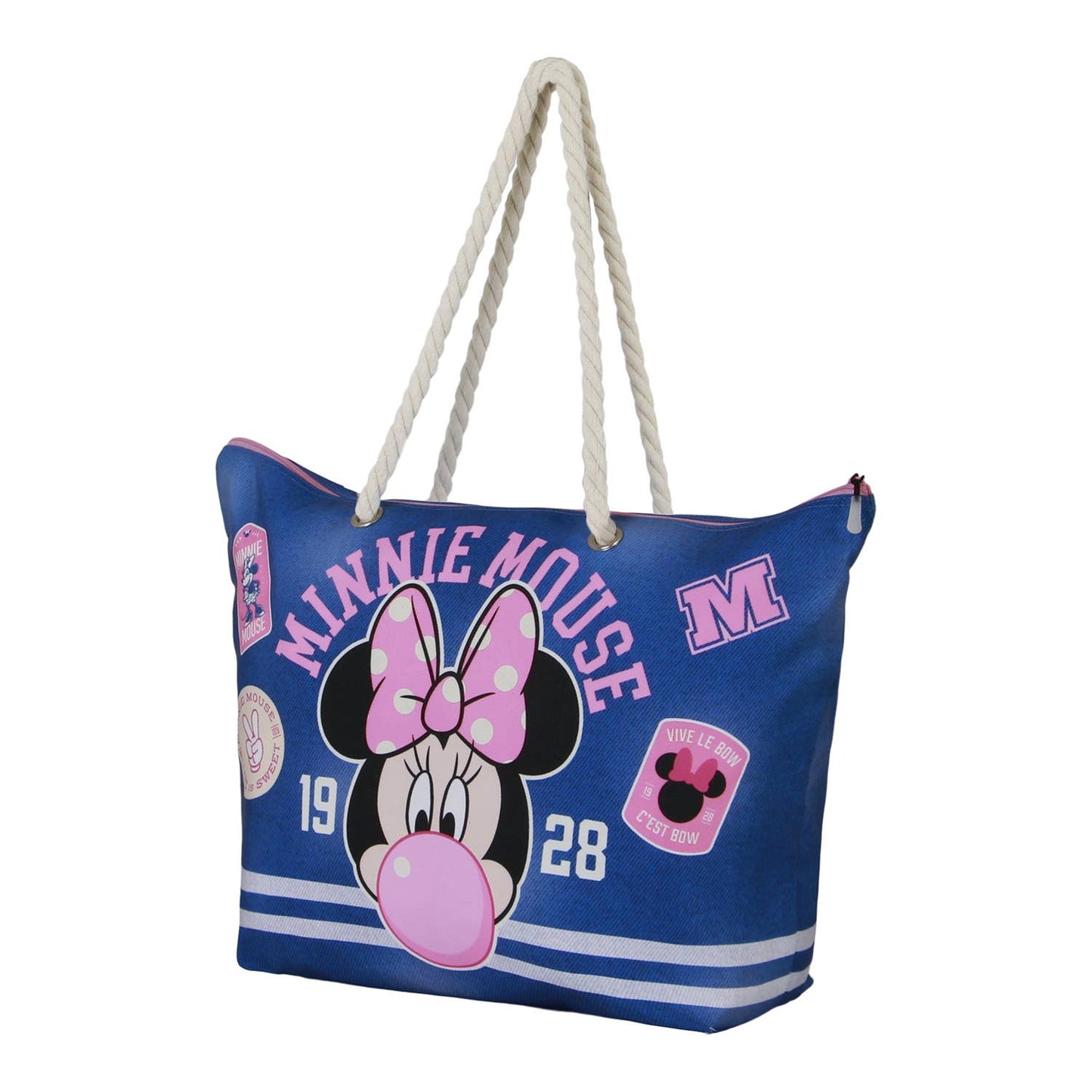 Disney Minni Mouse Varsity-Borsa da Spiaggia Soleil