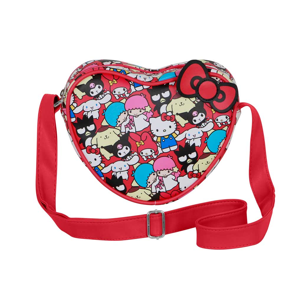 Sanrio Hello Kitty Friends-Borsa a Tracolla Cuore Casual