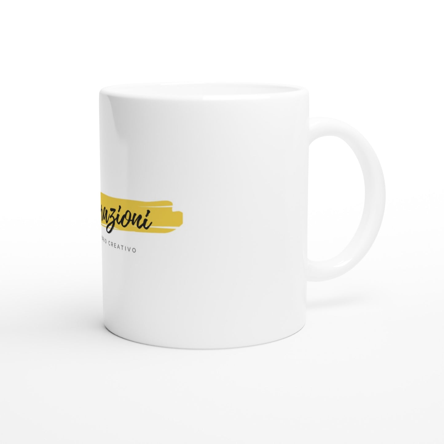 Tazza bianca in ceramica 11 once personalizzabile