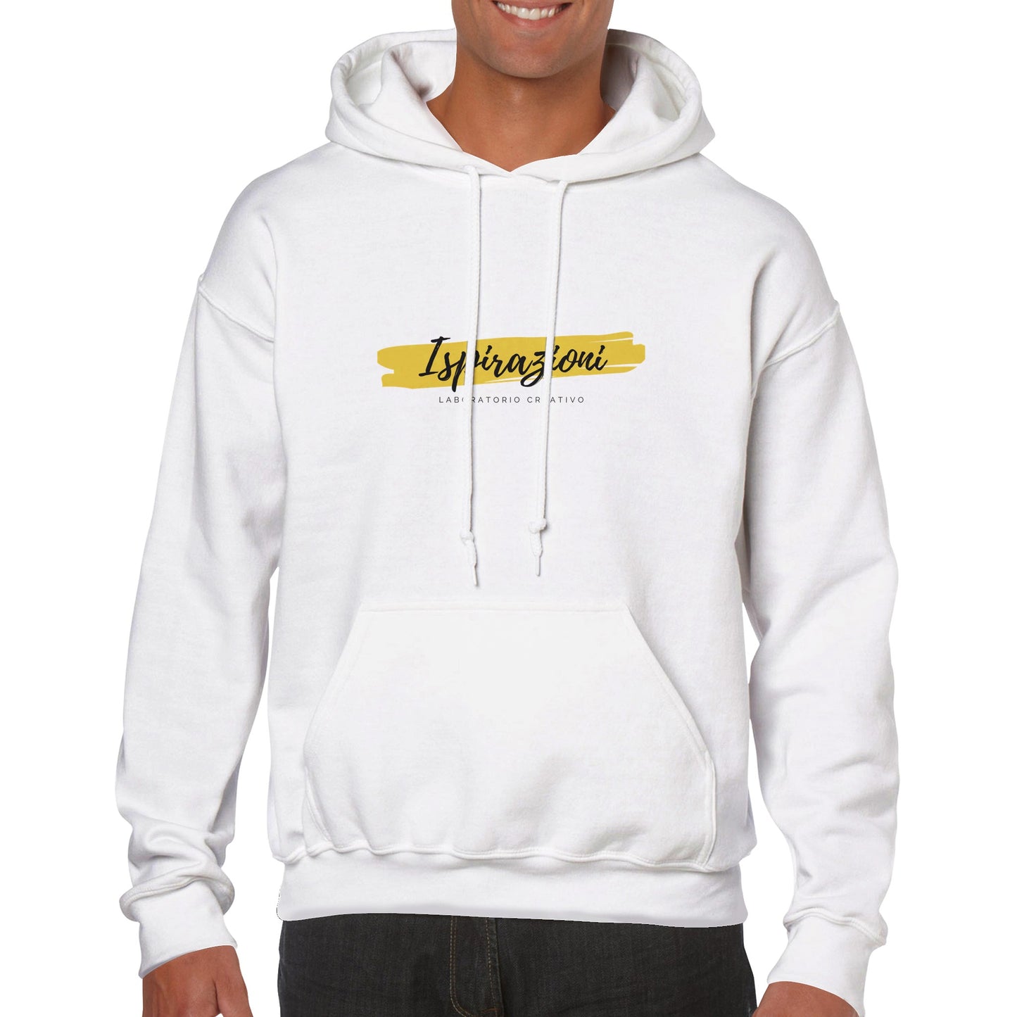 Felpa con cappuccio classica unisex personalizzabile