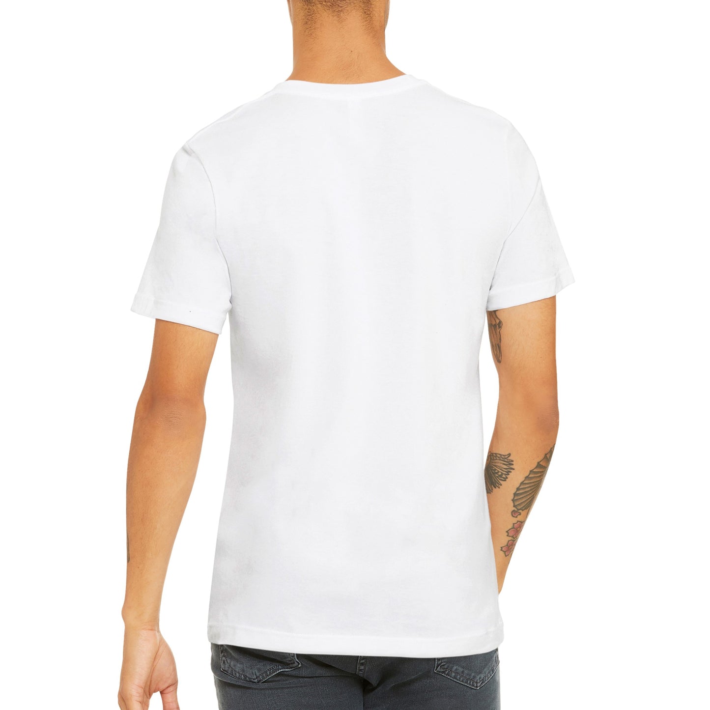 Maglietta girocollo unisex premium personalizzabile