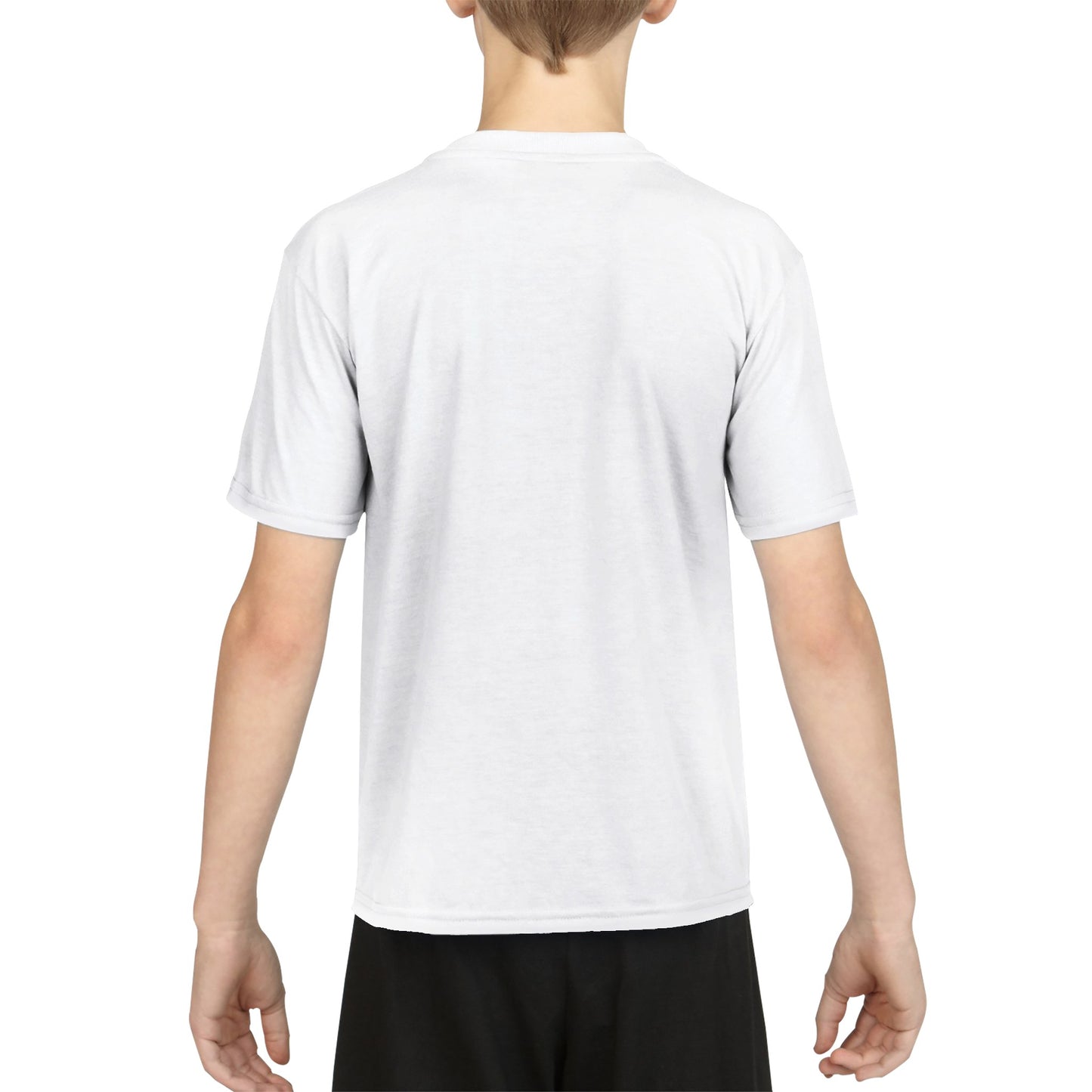 T-shirt girocollo Performance per bambini personalizzabile