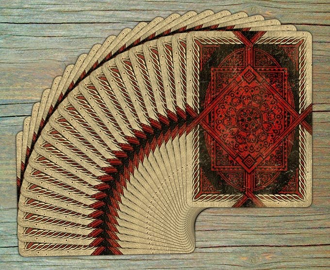 Carte da gioco classiche vintage per bicicletta