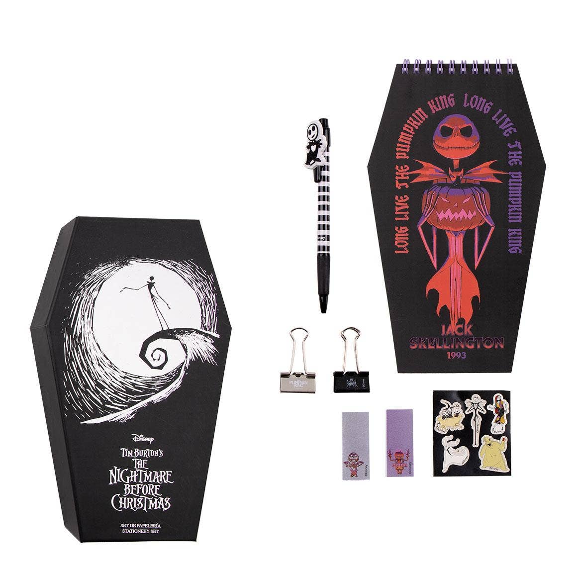 SET DI CANCELLERIA NIGHTMARE BEFORE CHRISTMAS