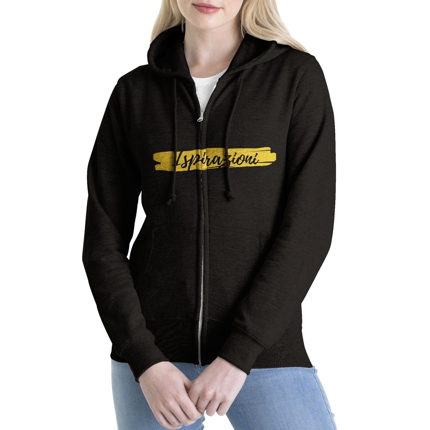 Felpe con zip unisex premium personalizzabile