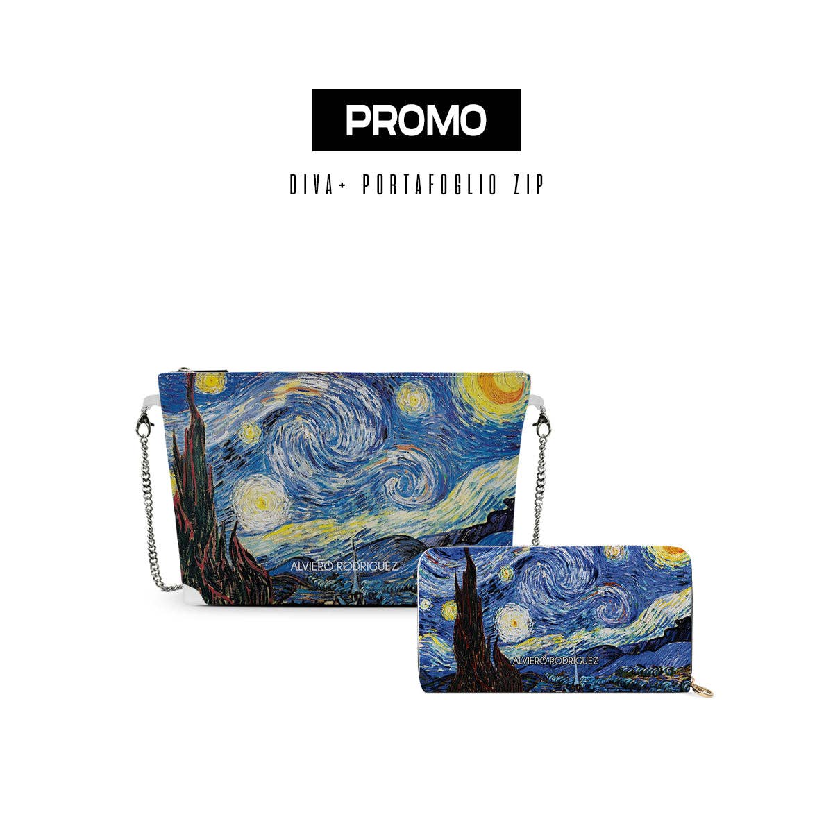 DIVA BAG BIANCA NOTTE STELLATA