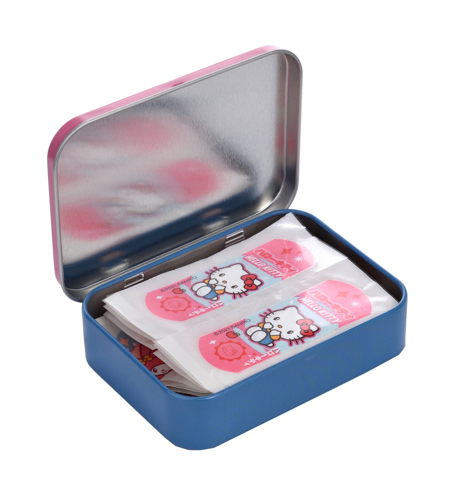 Scatola metallica Hello Kitty & Friends con 24 cerotti