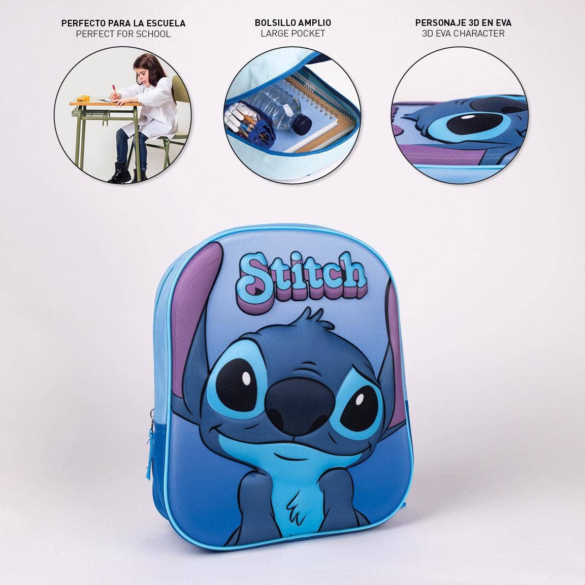 Zaino per bambini 3D Stitch