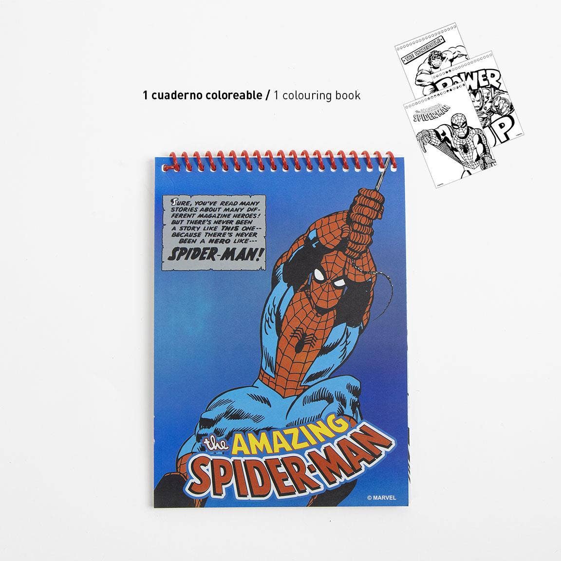 SET DI CANCELLERIA COLORABILE MARVEL DISPLAY