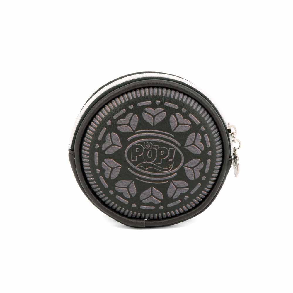 Oh My Pop! Black Cookie-Portamonete Rotondo, Marrone