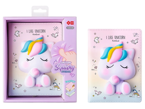 NOTEBOOK SQUISHY UNICORNO
