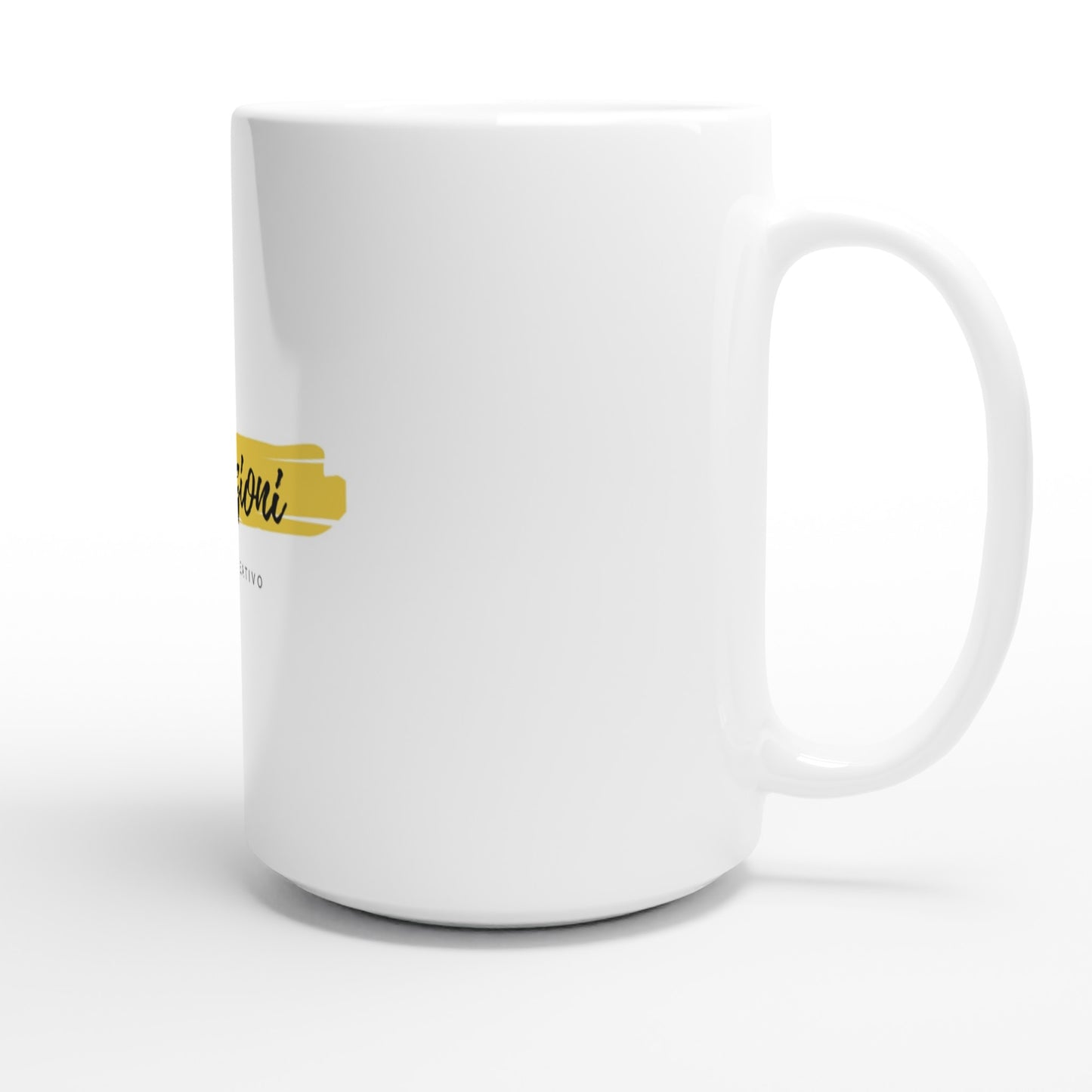 Tazza in ceramica bianca da 15 once personalizzabile