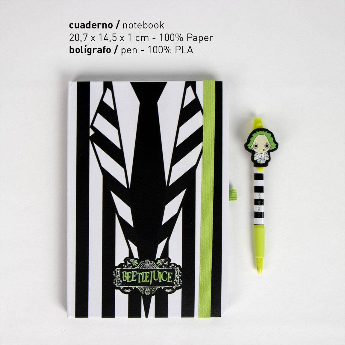 SET DI CANCELLERIA CON PENNA BEETLEJUICE