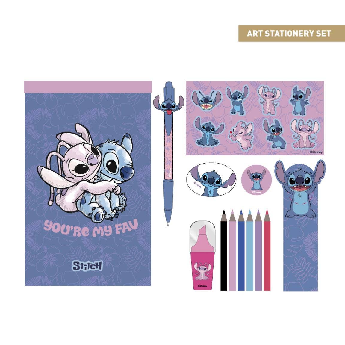 SET DI CANCELLERIA STITCH