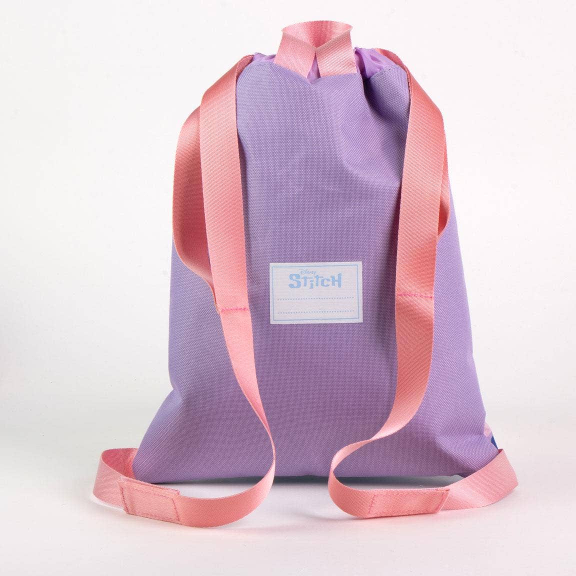 SACCHETTO SCOLASTICO STITCH