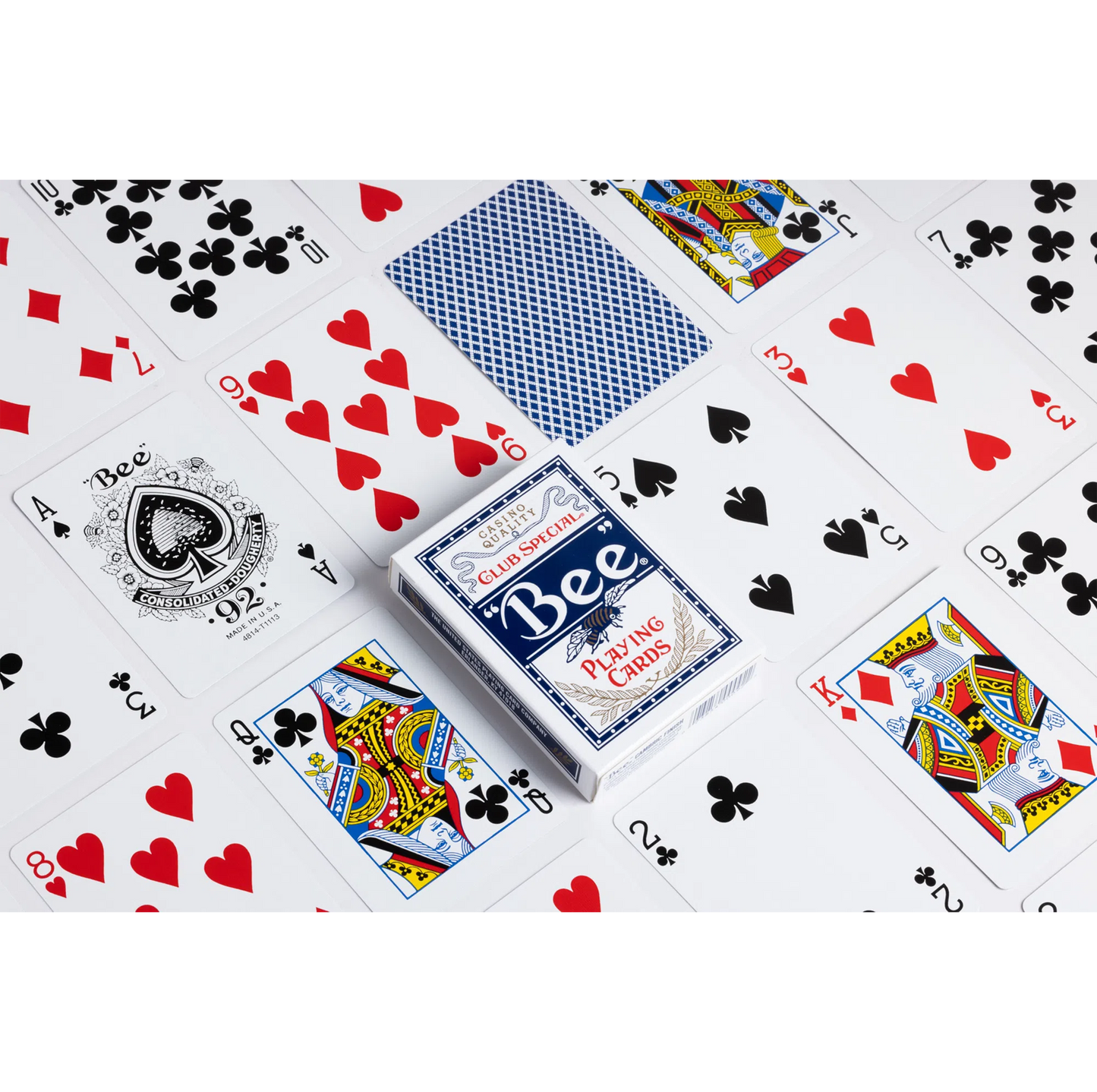 Carte da poker Bee Standard (blu)