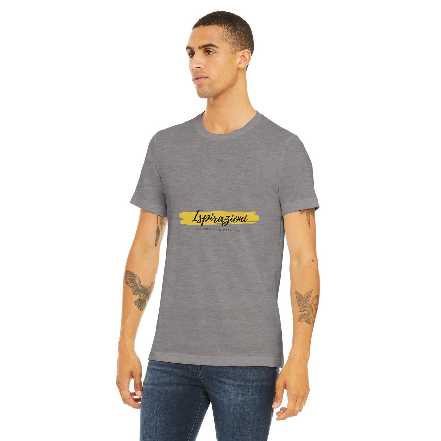 Maglietta girocollo unisex Triblend personalizzabile