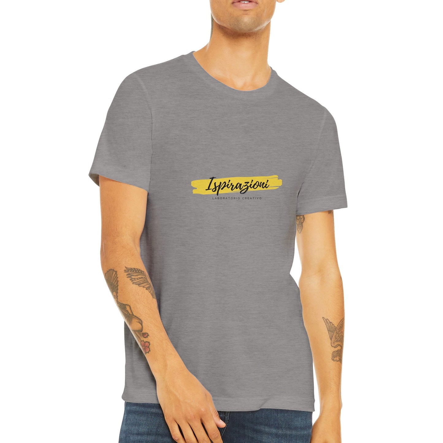 Maglietta girocollo unisex Triblend personalizzabile