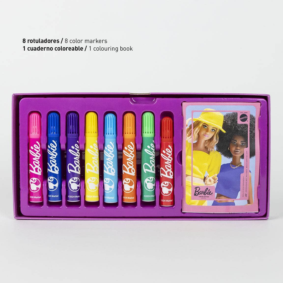 SET DI CANCELLERIA COLORABILE BARBIE VALIGETTA