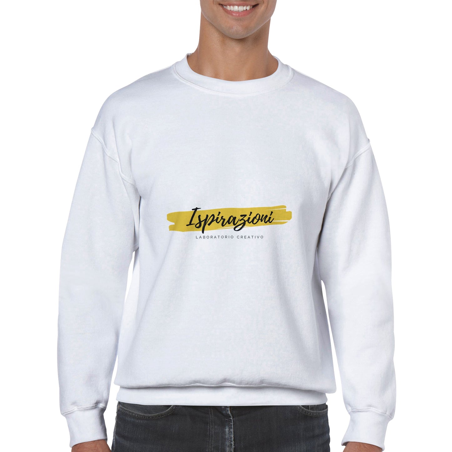 Felpa girocollo classica unisex personalizzabile