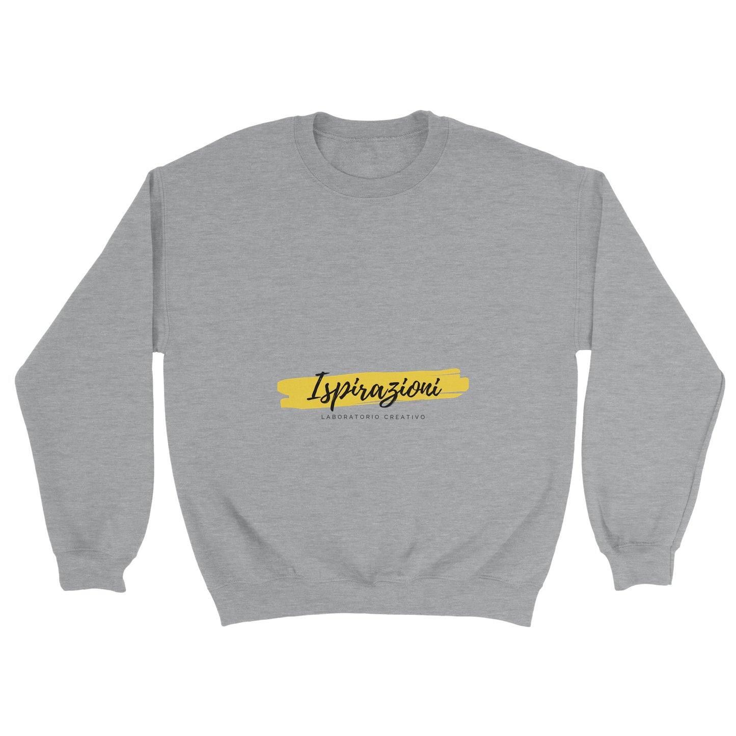 Felpa girocollo classica unisex personalizzabile