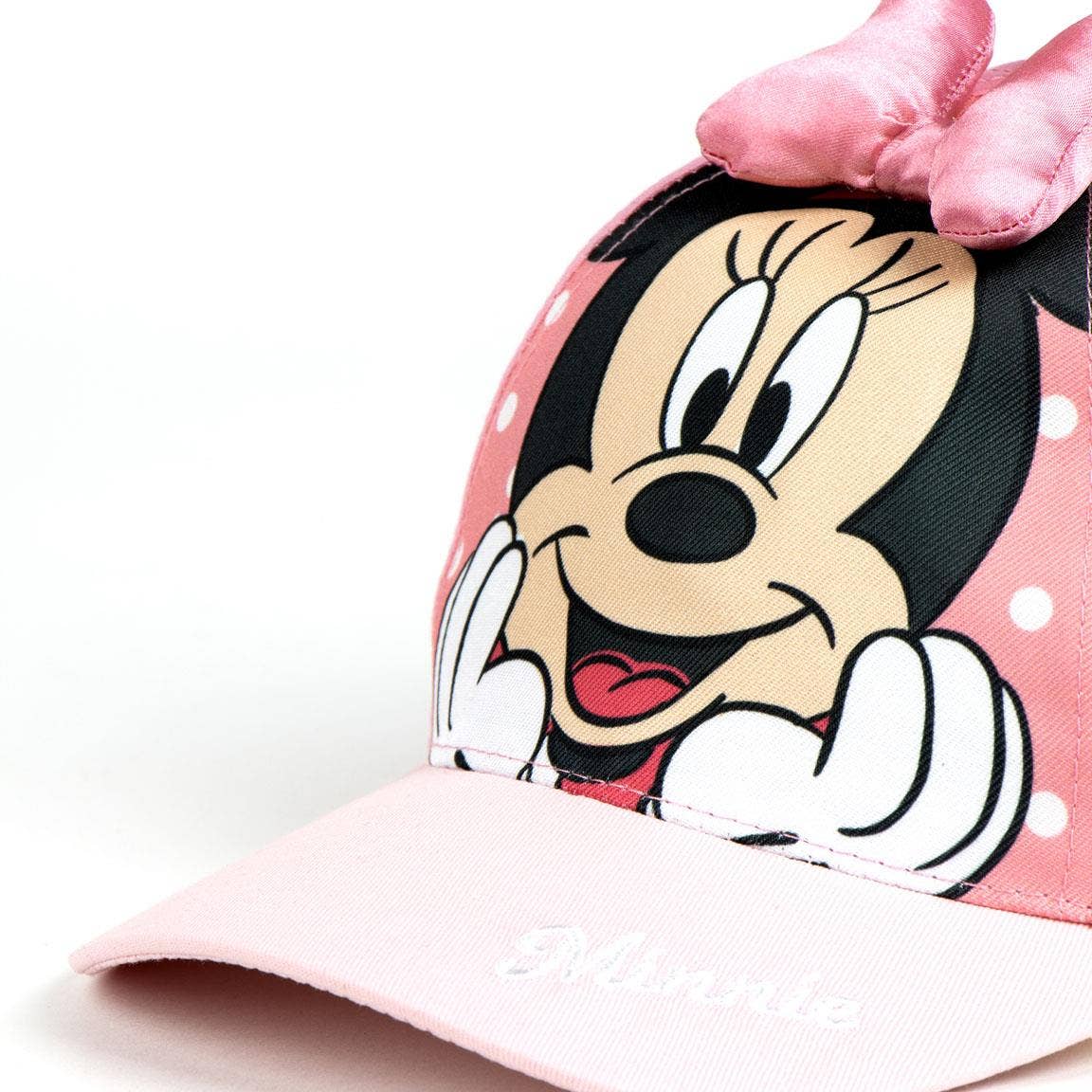 CAPPELLO CON VISIERA CURVA APPLICAZIONI MINNIE