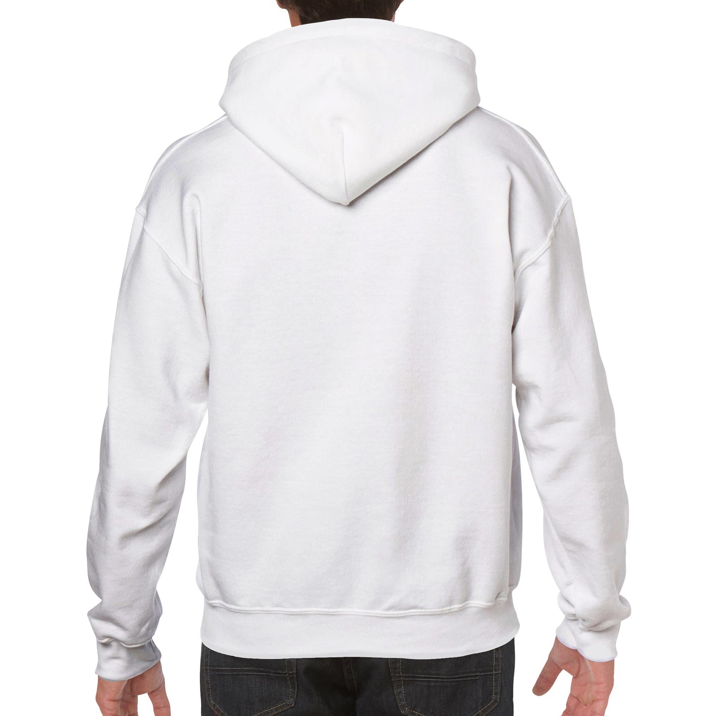 Felpa con cappuccio pullover premium unisex personalizzabile