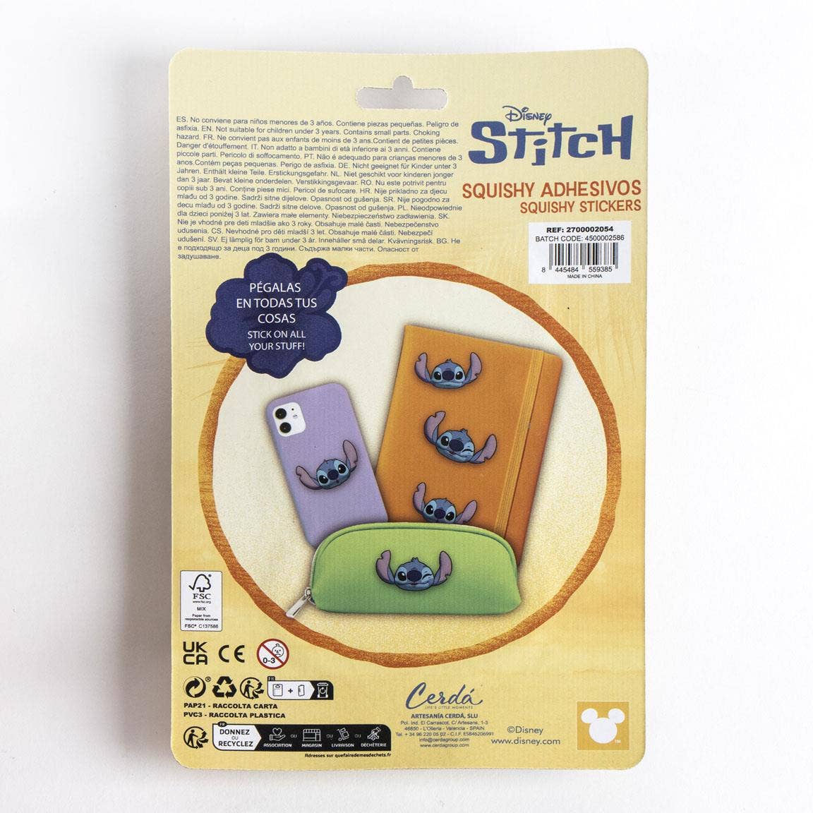 PACCHETTO ADESIVI SQUISHY STITCH