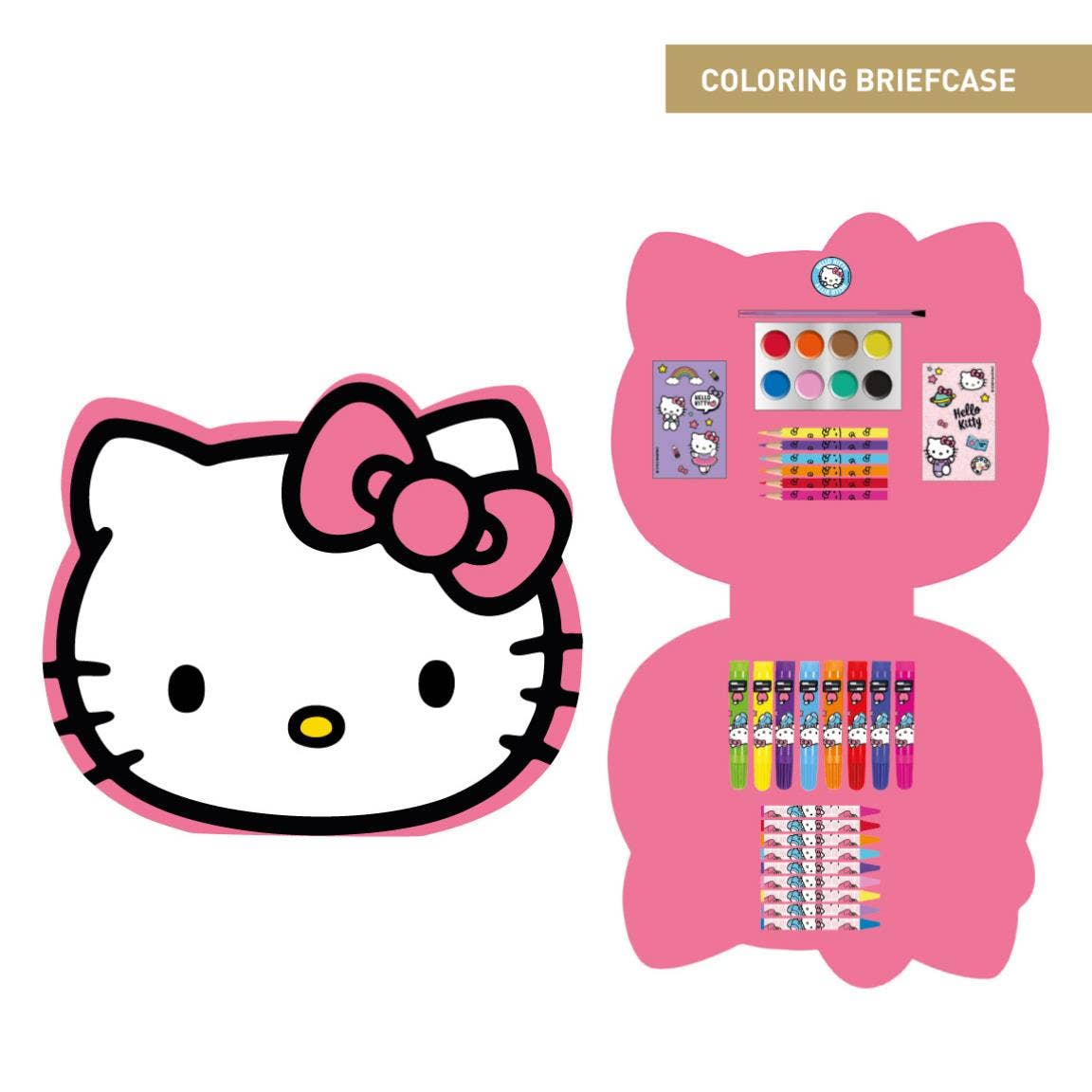 SET CARTOLERIA COLORABILE SCATOLA HELLO KITTY - 2700001873