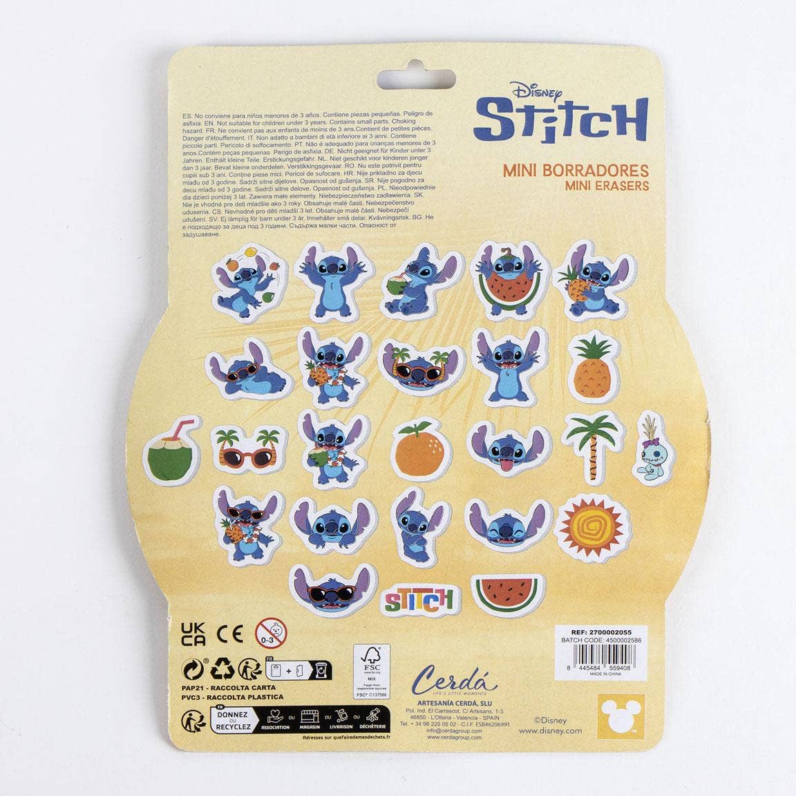 GOMMA DA CANCELLARE PACK x25 STITCH -