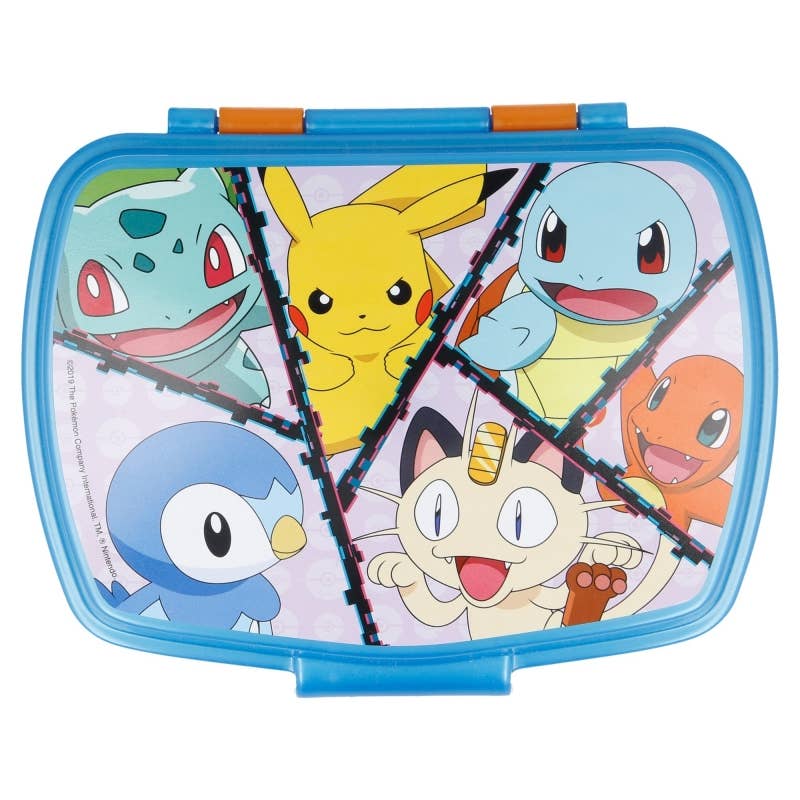 Porta merenda rettangolare Pokemon