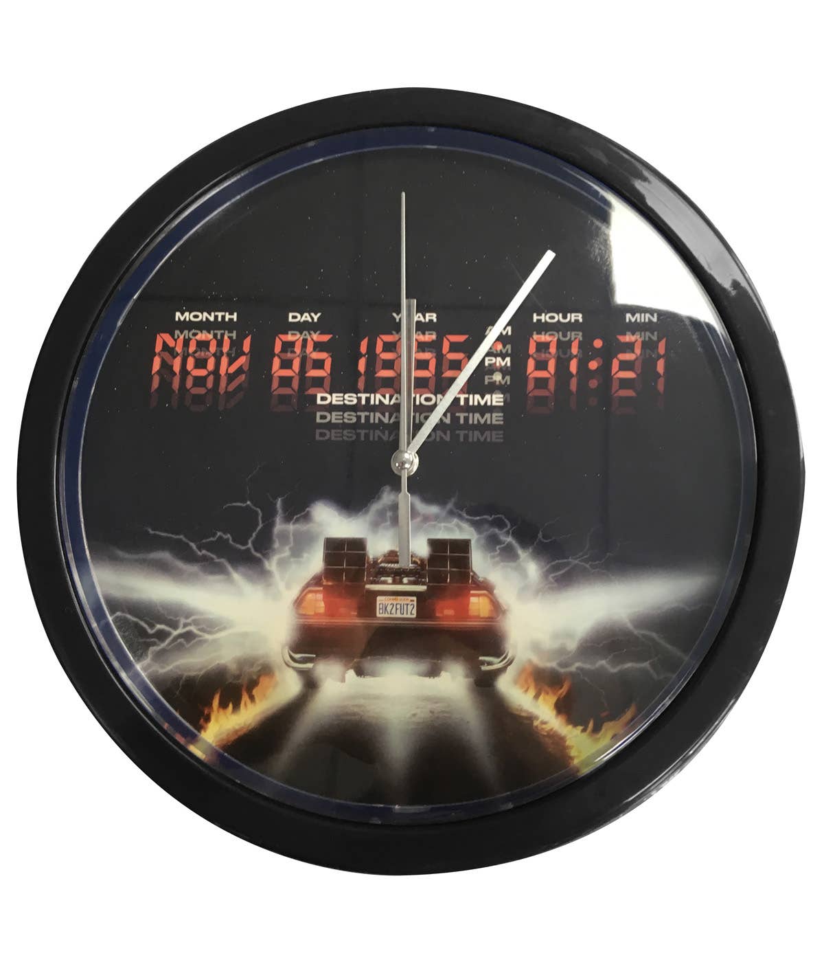 WALL CLOCK BACK TO THE FUTURE