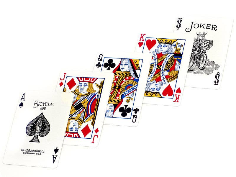 Carte da poker Bicycle Rider Standard (blu)