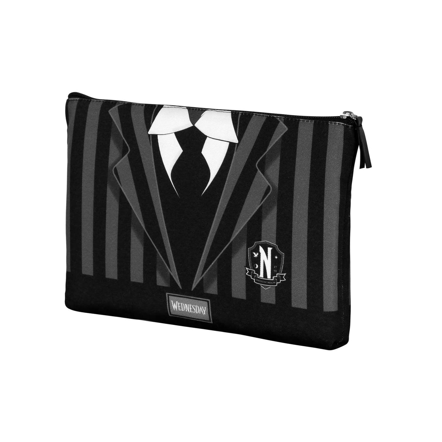 Wednesday Mercoledì Uniform-Borsa da Toilette Soleil, Nero