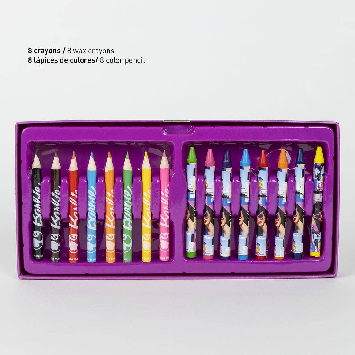 SET DI CANCELLERIA COLORABILE BARBIE VALIGETTA
