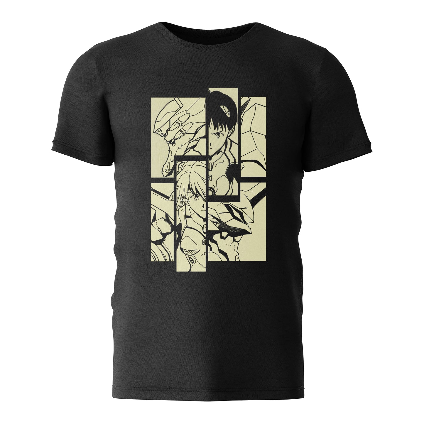 Maglietta Neon Genesis Evangelion Characters