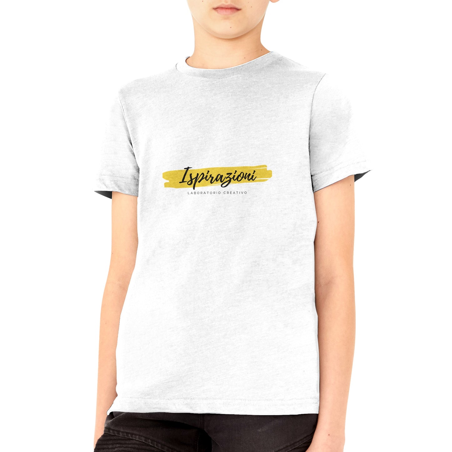 Maglietta girocollo per bambini Premium personalizzabile