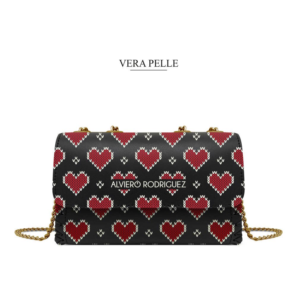 Borsa Madame Knit Hearts