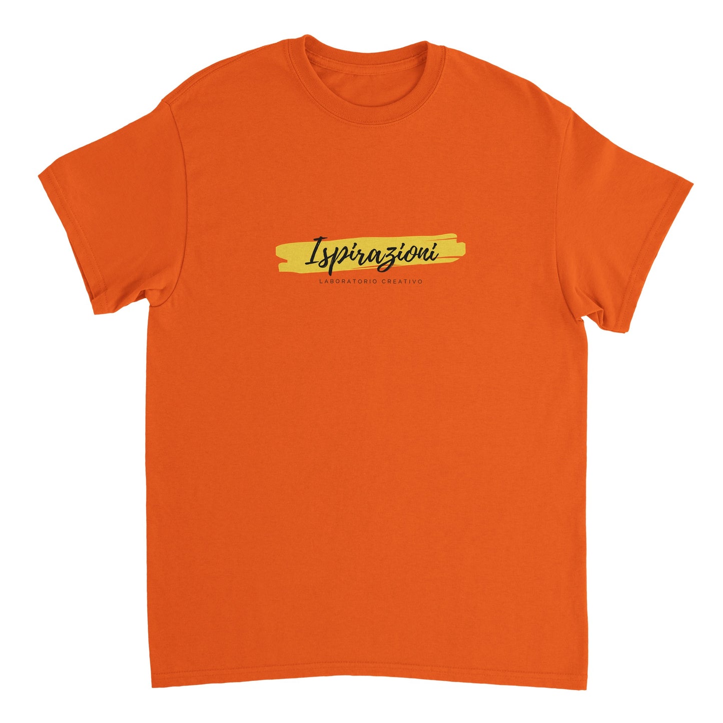T-shirt girocollo unisex pesante personalizzata