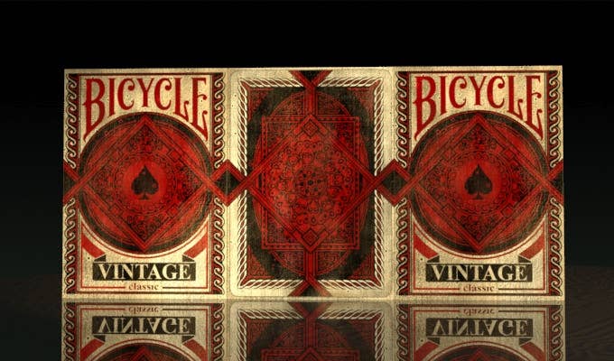 Carte da gioco classiche vintage per bicicletta