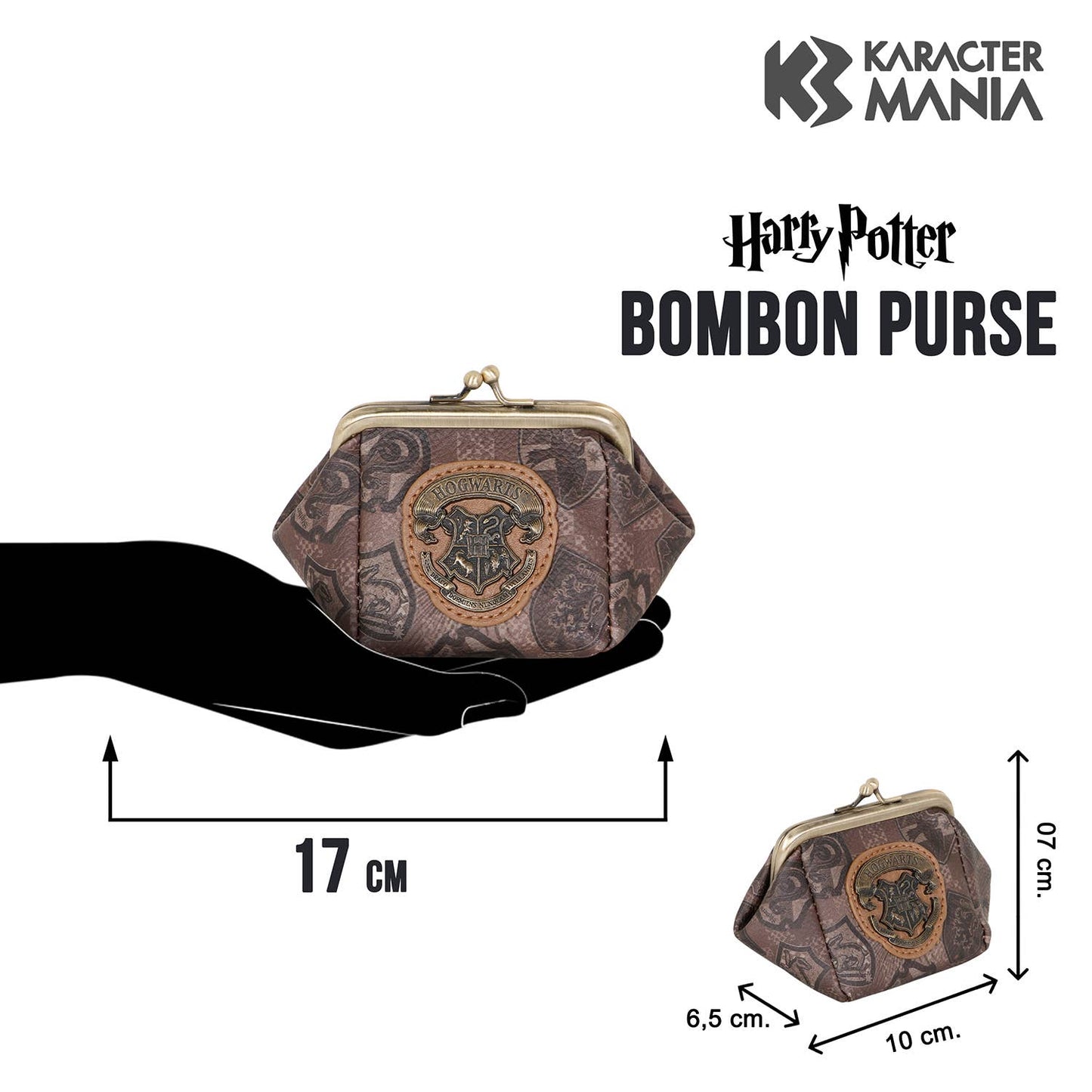 Harry Potter Pride-Portamonete Clip, Marrone