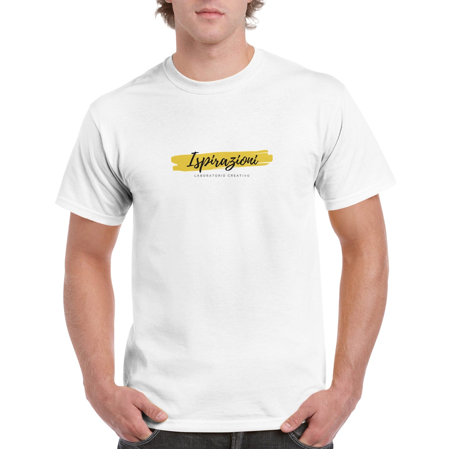 T-shirt girocollo unisex pesante personalizzata