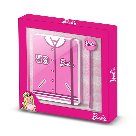 Barbie Varsity-Confezione Regalo con Diario e Penna