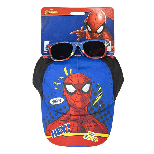 SET OCCHIALI DA SOLE SPIDERMAN E CAPPELLO